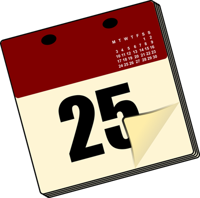 Abreisskalender